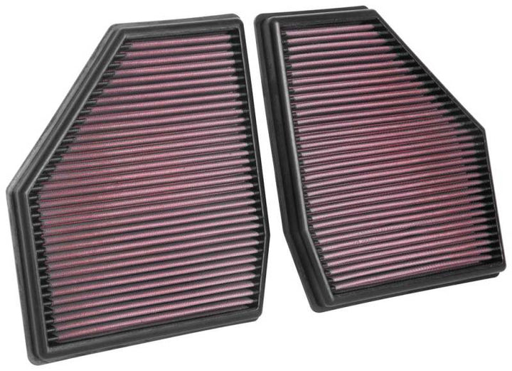 K&N 18-19 BMW M5 V8 4.4L F/I Turbo Replacement Air Filter (Two Per Box) - Bull Strap
