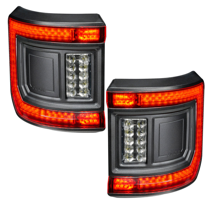 Oracle 2020+ Jeep Gladiator JT Flush Mount LED Tail Lights -  Tinted Lens - Bull Strap
