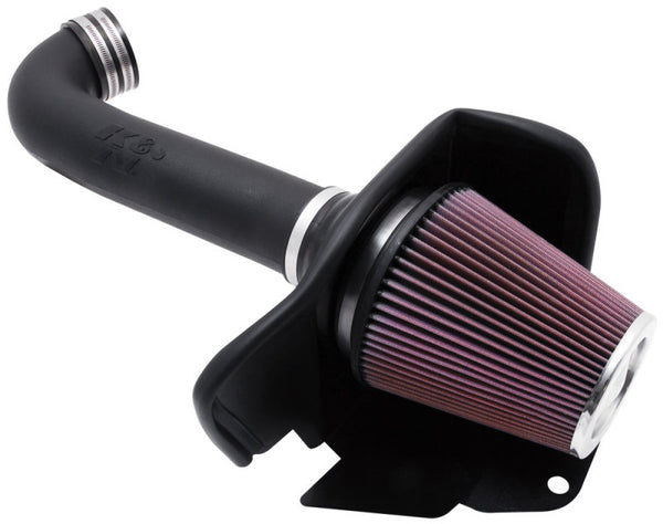 K&N 11-14 Jeep Grand Cherokee 5.7L V8 Performance Intake Kit - Bull Strap