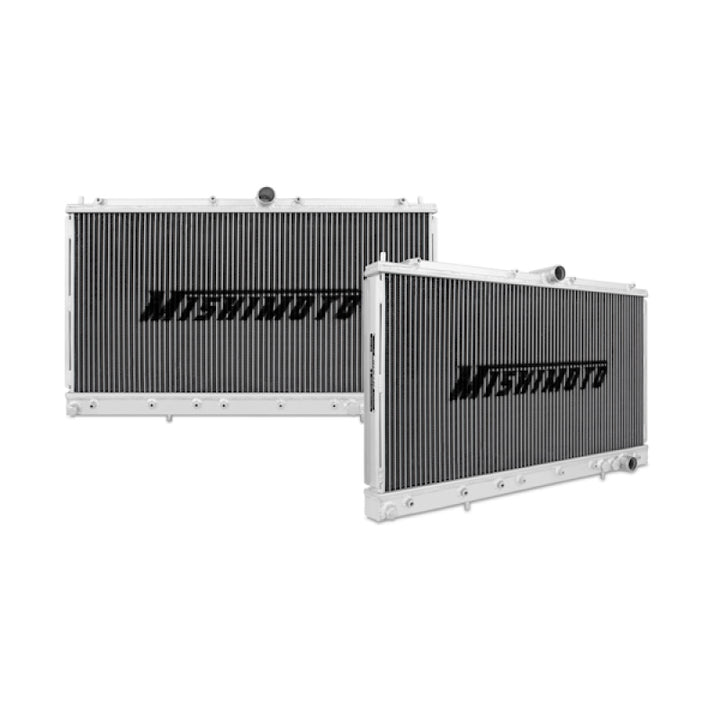 Mishimoto 91-99 Mitsubishi 3000GT Turbo Manual Aluminum Radiator - Bull Strap