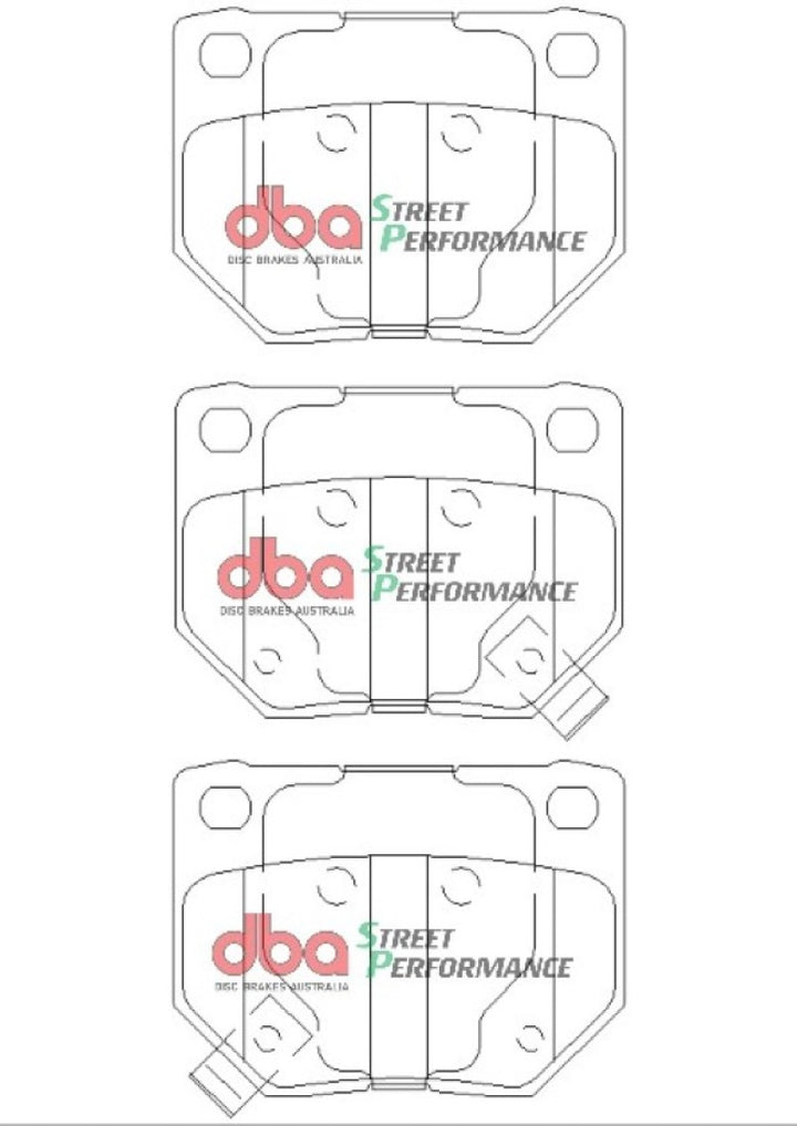 DBA 06-07 Subaru WRX SP500 Rear Brake Pads - Bull Strap