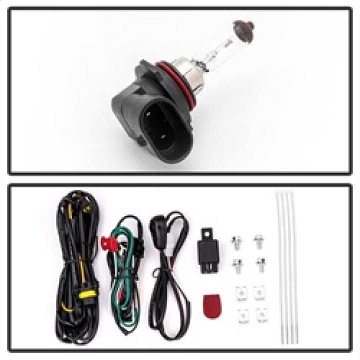 Spyder Cadillac SRX 2010-2015 OEM Style Fog Lights W/Universal Switch Clear FL-CASRX10-C - Bull Strap