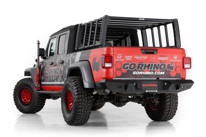 Go Rhino 19-21 Jeep Gladiator XRS Overland Xtreme Rack - Box 2 (Req. gor5950000T-01) - Bull Strap
