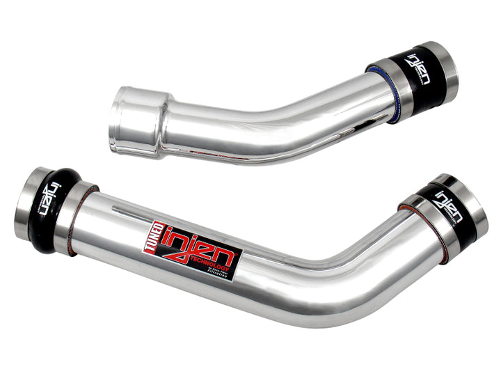 Injen 2009 Lancer Ralliart 2.0L Turbo Polished Upper Intercooler Pipe Kit - Bull Strap