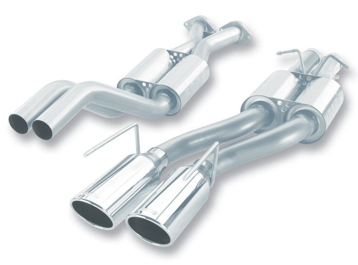 Borla 06-09 Jeep Grand Cherokee SRT8 S-Type Catback Exhaust - Bull Strap