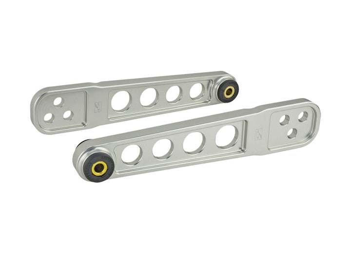 Skunk2 02-06 Honda Element/02-06 Acura RSX Clear Anodized Rear Lower Control Arm (Incl. Socket Tool) - Bull Strap