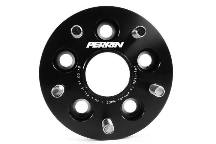 PERRIN Subaru/Toyota/Scion 20mm Wheel Adapter (Bolt-On Type) 5x100 to 5x114.3 w/56mm Hub - Pair - Bull Strap