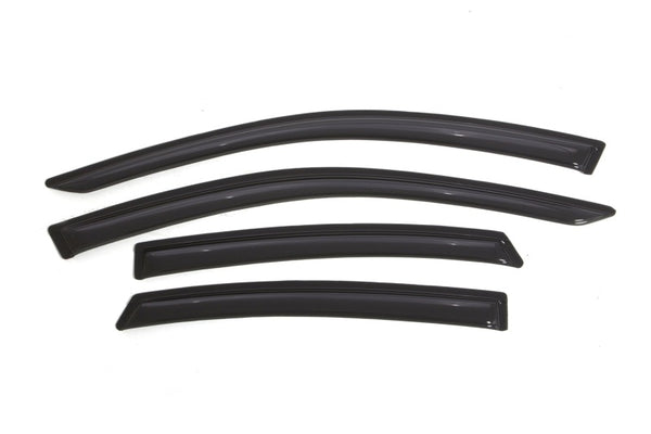 AVS 13-18 Nissan Altima Ventvisor Outside Mount Window Deflectors 4pc - Smoke - Bull Strap