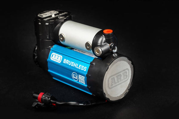 ARB Brushless Single Motor On-Board 12V Air Compressor Kit - Bull Strap