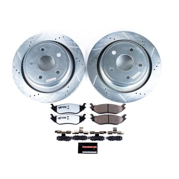 Power Stop 11-18 Ram 1500 Rear Z36 Truck & Tow Brake Kit - Bull Strap