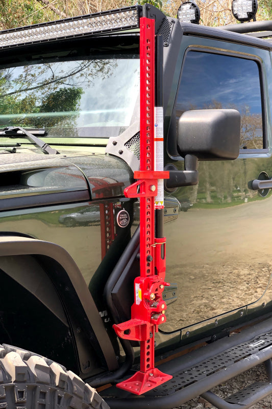 Go Rhino 07-18 Jeep Wrangler JK/JKU Exterior Jack Mount - Bull Strap