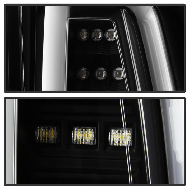 Spyder 15-17 GMC Yukon LED Tail Lights - Black (ALT-YD-GY15-LED-BK) - Bull Strap