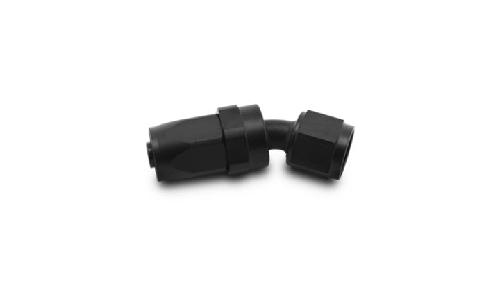 Vibrant -10AN AL 30 Degree Elbow Hose End Fitting - Bull Strap