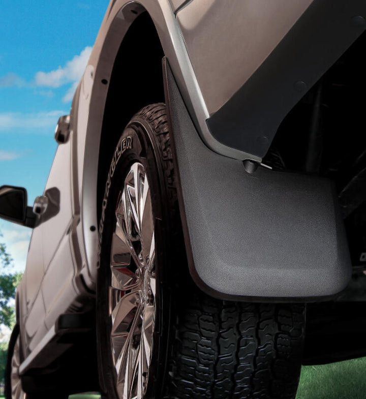 Husky Liners 03-10 Dodge Ram 1500/2500/3500/06-10 Ram Mega Cab Custom-Molded Front Mud Guards - Bull Strap