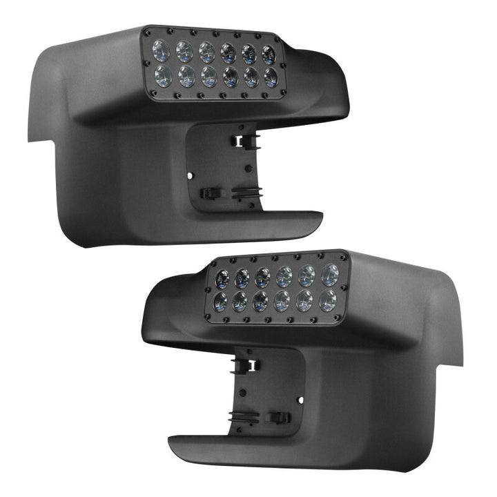 Oracle 21-25 Ford F150 LED Off-Road Side Mirror Ditch Lights - White LED - Bull Strap