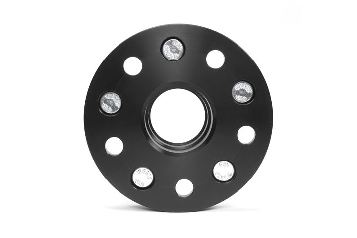 PERRIN Subaru 25mm Wheel Spacers 5x114.3 BP w/56mm Hub - Black - Bull Strap