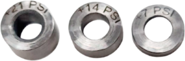 Boundary Nissan VQ (All Types) VHR Shim Kit (10/20/30 PSI) - 3 Shims - Bull Strap
