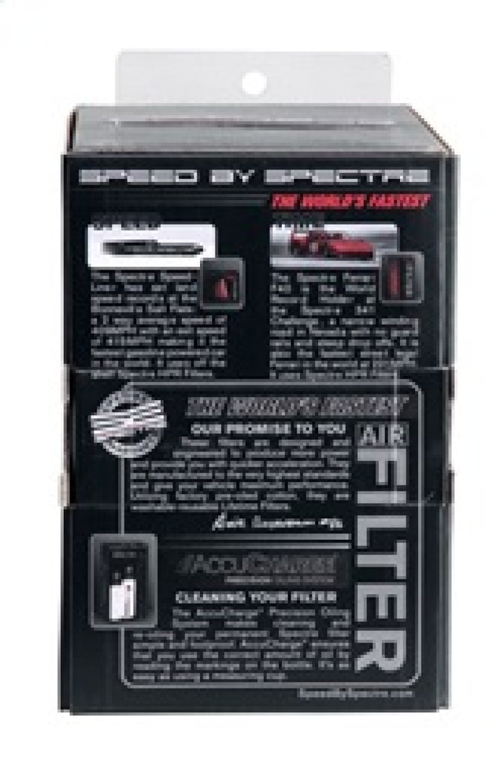 Spectre Adjustable Conical Air Filter 2-1/2in. Tall (Fits 3in. / 3-1/2in. / 4in. Tubes) - Blue - Bull Strap