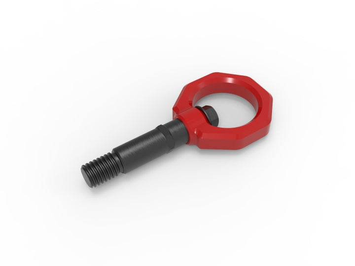 aFe Control Rear Tow Hook Red 20-21 Toyota GR Supra (A90) - Bull Strap