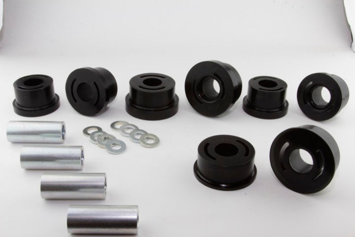 Whiteline Plus 03+ Nissan 350z / Infiniti G35 Traction Control Rear Cradle Bushing Kit - Bull Strap