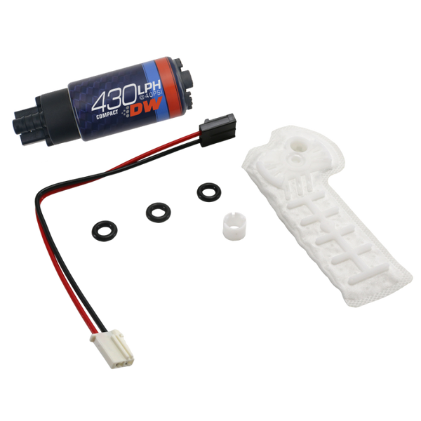 DeatschWerks 22-24 Subaru WRX / 21-24 Subaru BRZ DW430C 430lph Compact Fuel Pump - Bull Strap