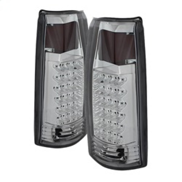 xTune Yukon Denali 99-00 LED Tail Lights Chrome ALT-JH-CCK88-LED-C - Bull Strap