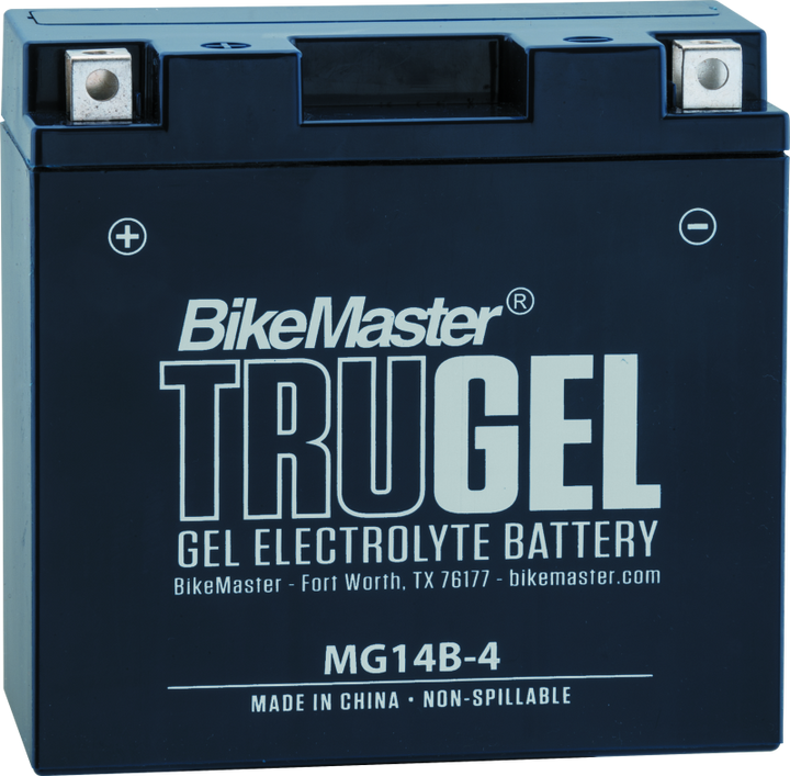 BikeMaster TruGel Battery - MG14B-4 - Bull Strap
