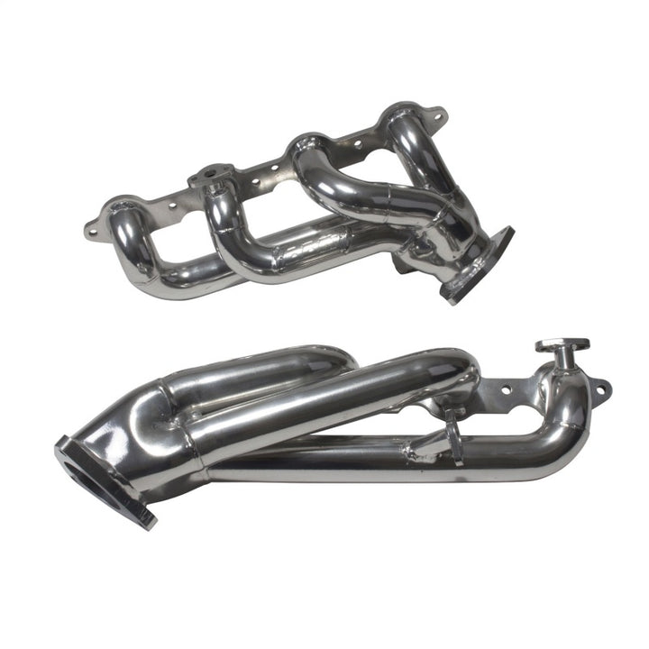 BBK 99-04 GM Truck SUV 4.8 5.3 Shorty Tuned Length Exhaust Headers - 1-3/4 Titanium Ceramic - Bull Strap