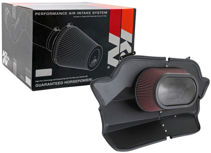 K&N 20-21 Chevrolet Corvette Stingray 6.2L V8 F/I AirCharger Performance Intake System - Bull Strap