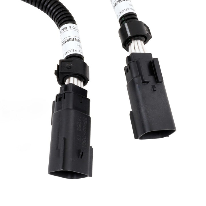BBK 05-20 Dodge Hellcat 6.2L 6 Pin Front O2 Sensor Wire Harness Extensions 12 (pair) - Bull Strap