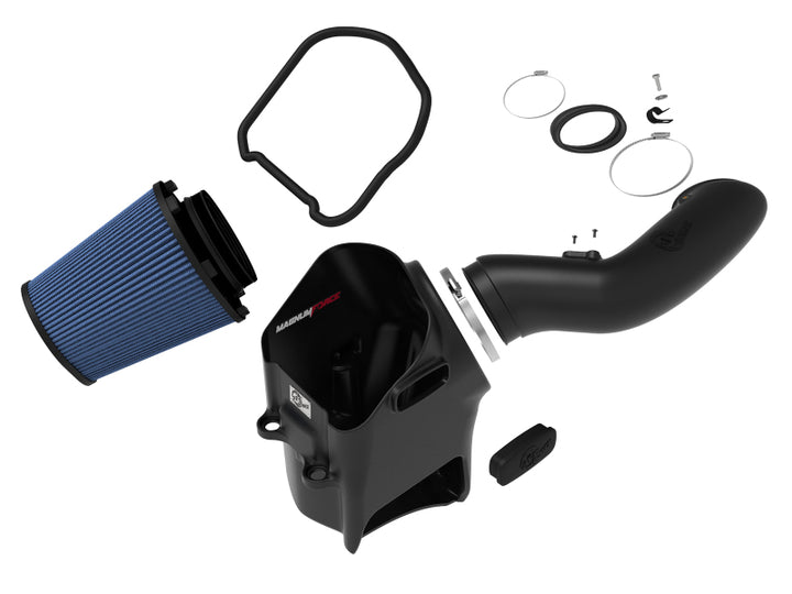 aFe Magnum FORCE Stage-2 Pro 5R Cold Air Intake System 17-18 Ford Diesel Trucks V8-6.7L (td) - Bull Strap