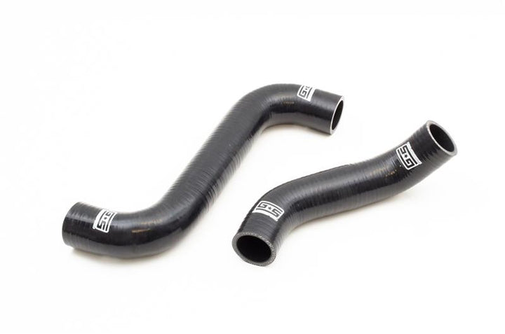 GrimmSpeed 02-07 Subaru WRX / 04-07 Subaru STi / 02-05 Subaru Impreza Radiator Hose Kit - Black - Bull Strap
