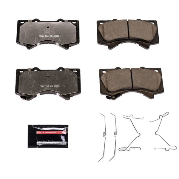 Power Stop 08-11 Lexus LX570 Front Z36 Truck & Tow Brake Pads w/Hardware - Bull Strap