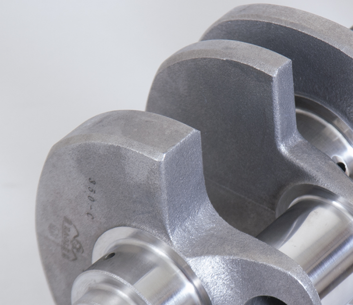 Eagle Chevrolet 305/350 Small Block 2pc Rear Seal 3.48in Stroke Internal Balance Cast MS Crank Shaft - Bull Strap
