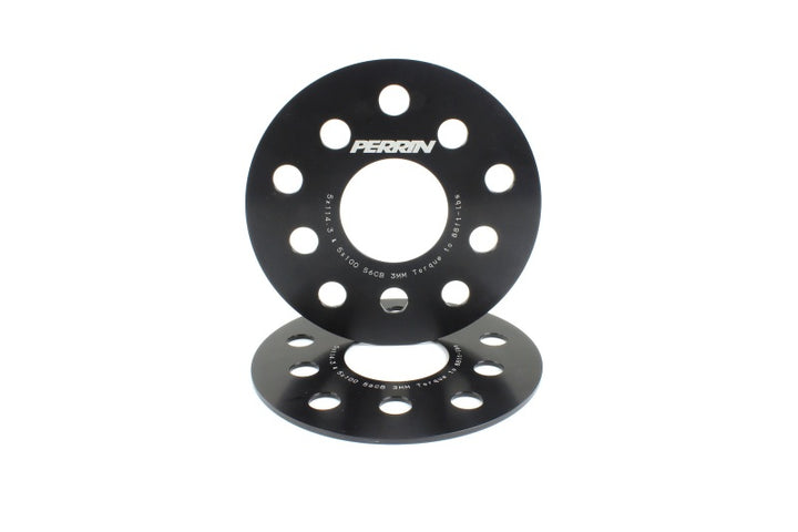 PERRIN Subaru/Toyota/Scion 3mm Wheel Spacers (Slip-On Style/No Studs) 5x114.3/5x100 56mm CB - Pair - Bull Strap
