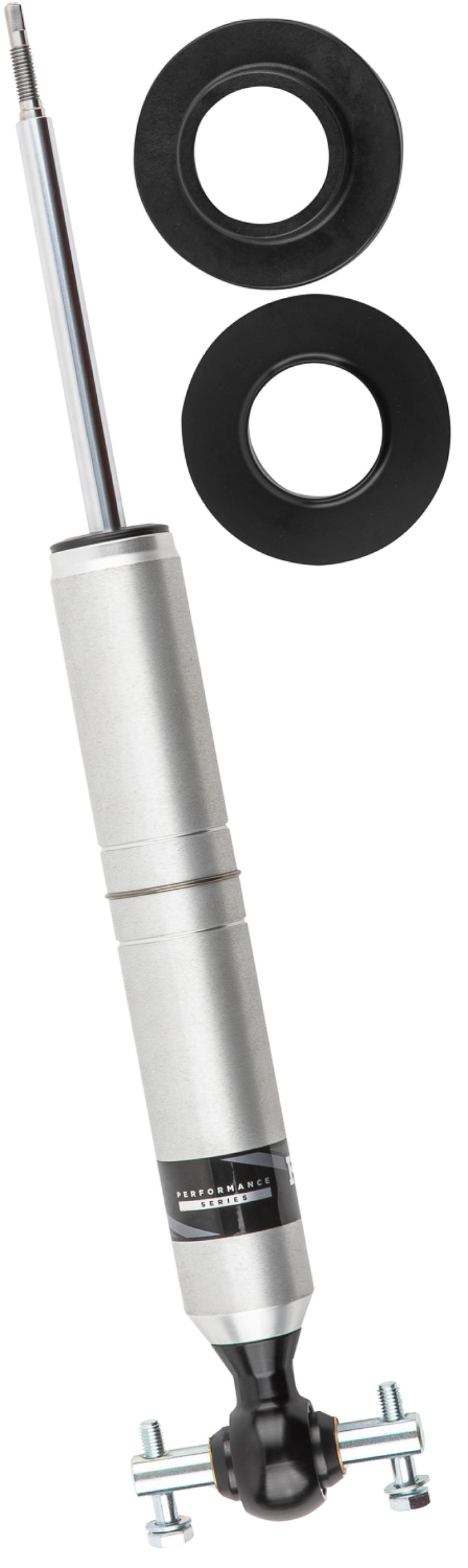 Fox 19-Up GM 1500 Performance Series 2.0 Front Smooth Body 0-2in Lift - Snap Ring Coil-Over - Bull Strap