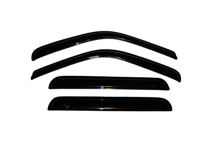 AVS 03-05 Ford Excursion Ventvisor Outside Mount Window Deflectors 4pc - Smoke - Bull Strap