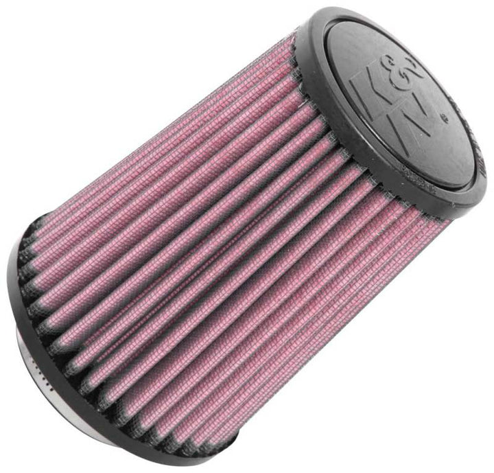 K&N Universal Rubber Filter 2-1/2in Flg / 4-1/2in OD B / 3-1/2in OD T / 6in H - Black Top - Bull Strap
