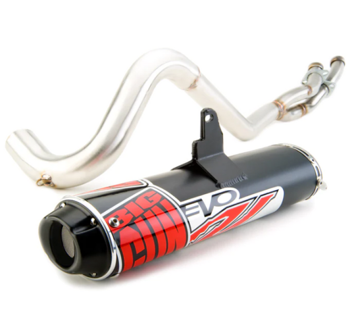 Big Gun 01-13 Polaris SPORTSMAN 500 HO EVO U Series Full System Exhaust - Bull Strap