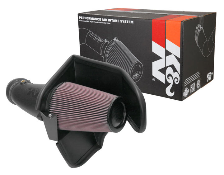 K&N 2018 Dodge Challenger Demon V8-6.2L F/I AirCharger Performance Intake - Bull Strap