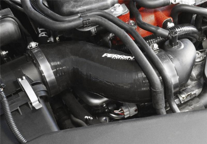 PERRIN 02-07 Subaru WRX/STi AFTA-MAF Intake Tube Air-Box to Inlet Hose - Black - Bull Strap
