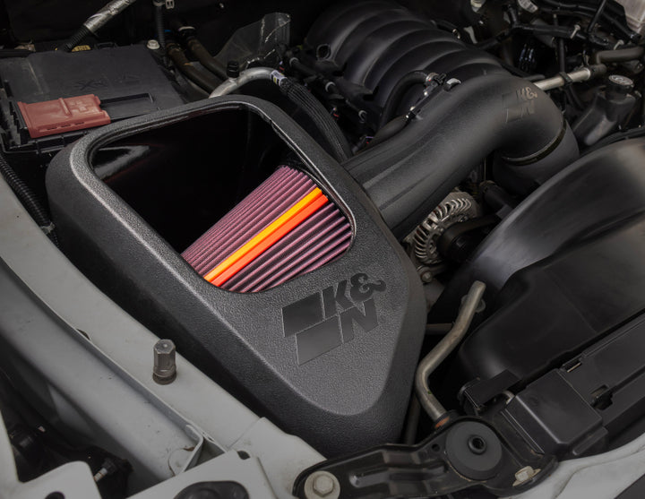 K&N 20-25 Chevrolet Silverado 2500/3500 HD V8 6.6L NextGen Cold Air Intake - Bull Strap