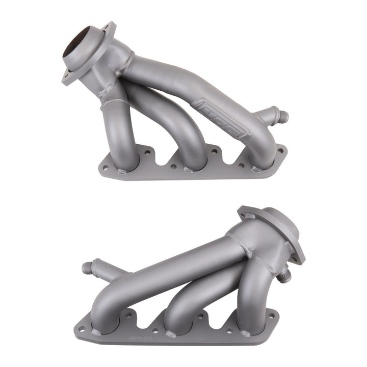 BBK 99-04 Ford Mustang V6 Shorty Tuned Length Exhaust Headers - 1-5/8 Titanium Ceramic - Bull Strap