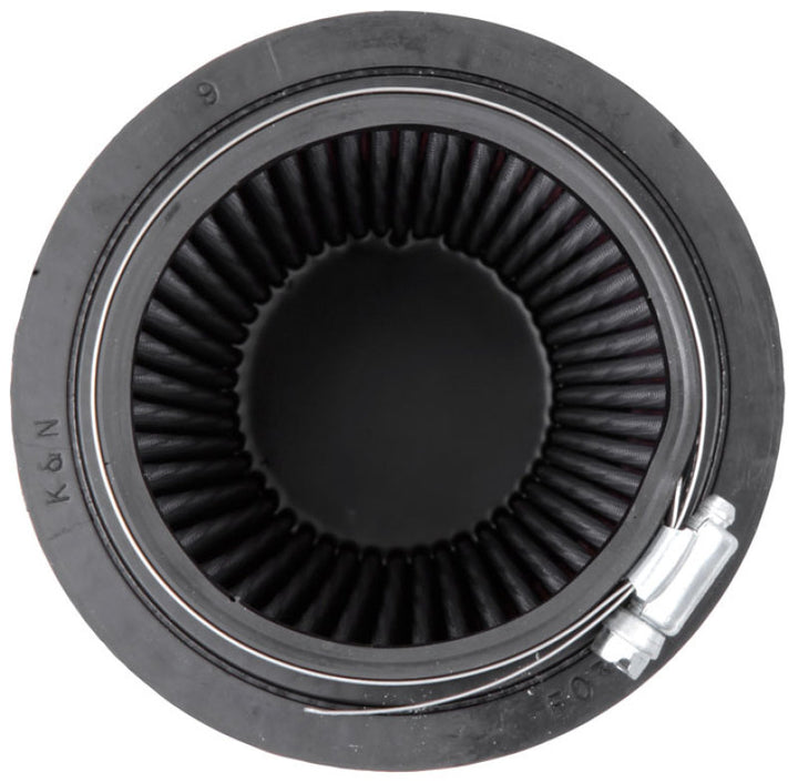 K&N Universal Rubber Filter Round Tprd 3.313in Flange ID x 4.75in Base OD x 3.5in Top OD x 6.5in H - Bull Strap
