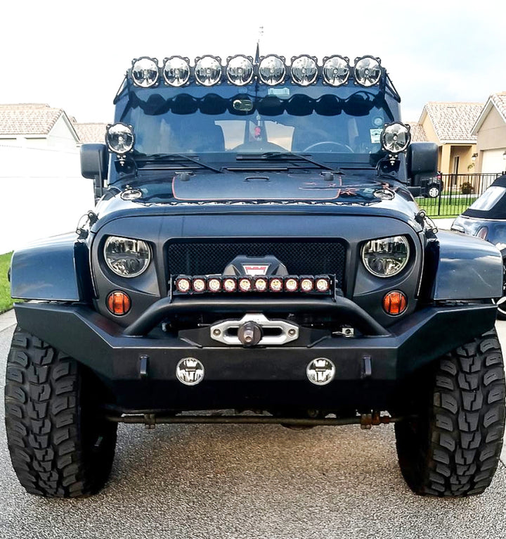 KC HiLiTES 6in. Pro6 Gravity LED Light 20w Single Mount Wide-40 Beam (Pair Pack System) - Bull Strap