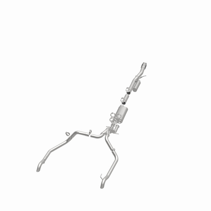 MagnaFlow 24-25 Chevrolet/GMC Silverado/Sierra 1500 ZR2/AT4X Overland Series Cat-Back Exhaust System - Bull Strap
