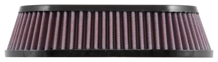 K&N Universal Custom Air Filter - Oval Shape 9.313in OD / 2.375 Height - Bull Strap