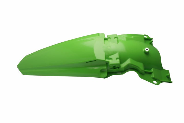 Cycra 21-23 Kawasaki KX450X Powerflow Rear Fenders - OEM Green - Bull Strap