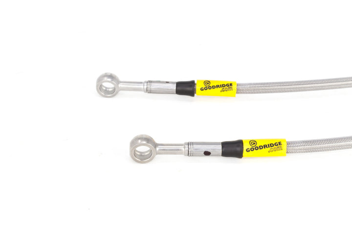 Goodridge 12-15 Honda Civic Si / 13-15 Acura ILX 2.4L (Lrg Disc) Stainless Steel Brake Line Kit - Bull Strap