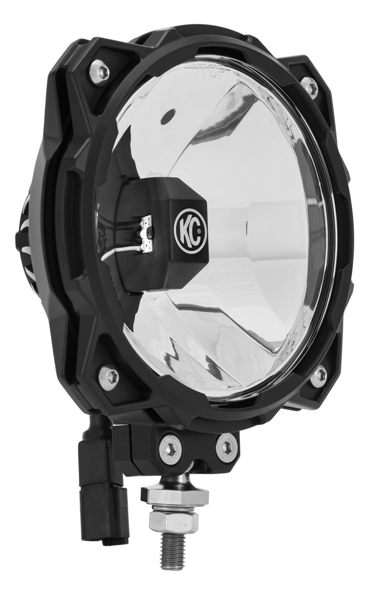 KC HiLiTES 6in. Pro6 Gravity LED Light 20w Single Mount Wide-40 Beam (Pair Pack System) - Bull Strap